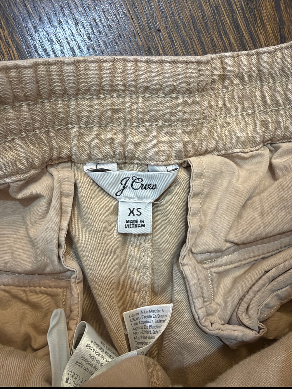 J. Crew Tie-waist Camp Pant in “Dark Beechwood” - Picture 2 of 3